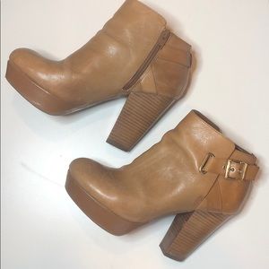 Gianni Bini Caramel Booties